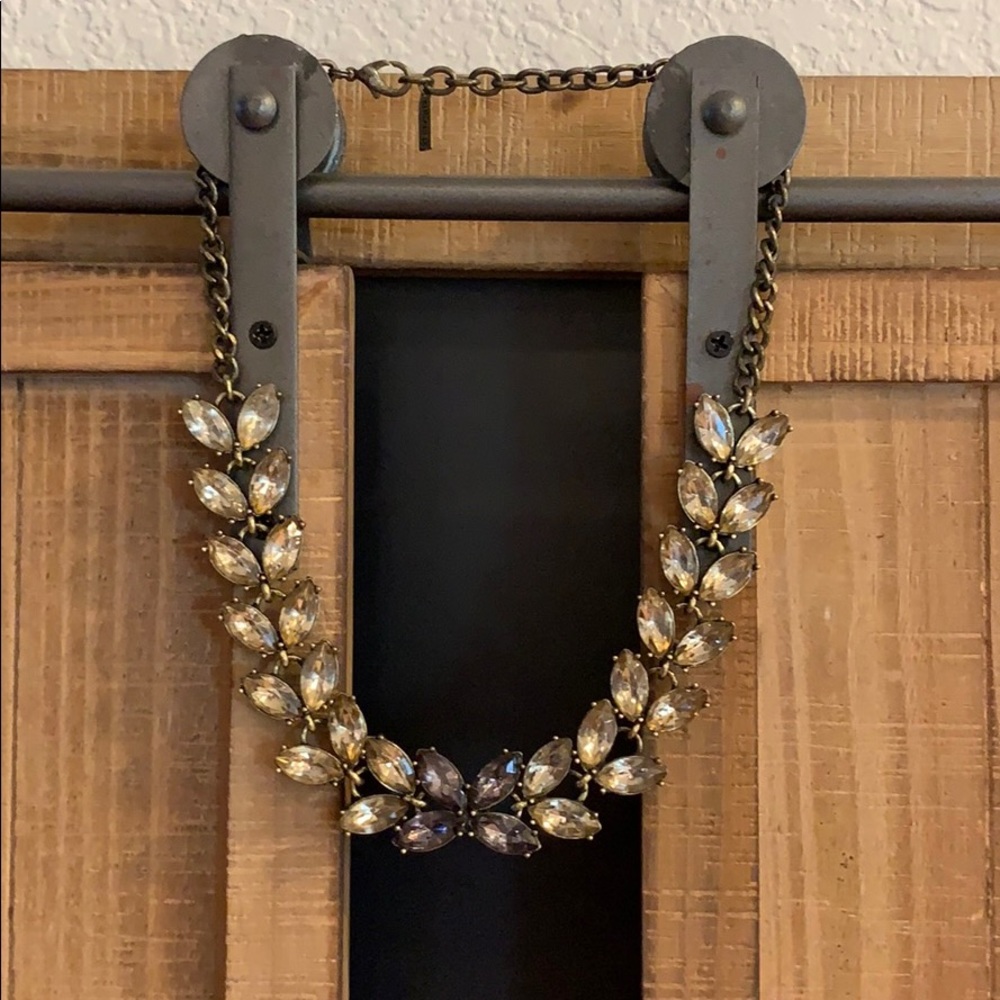 Sugarfix Blue and White Statement Necklace